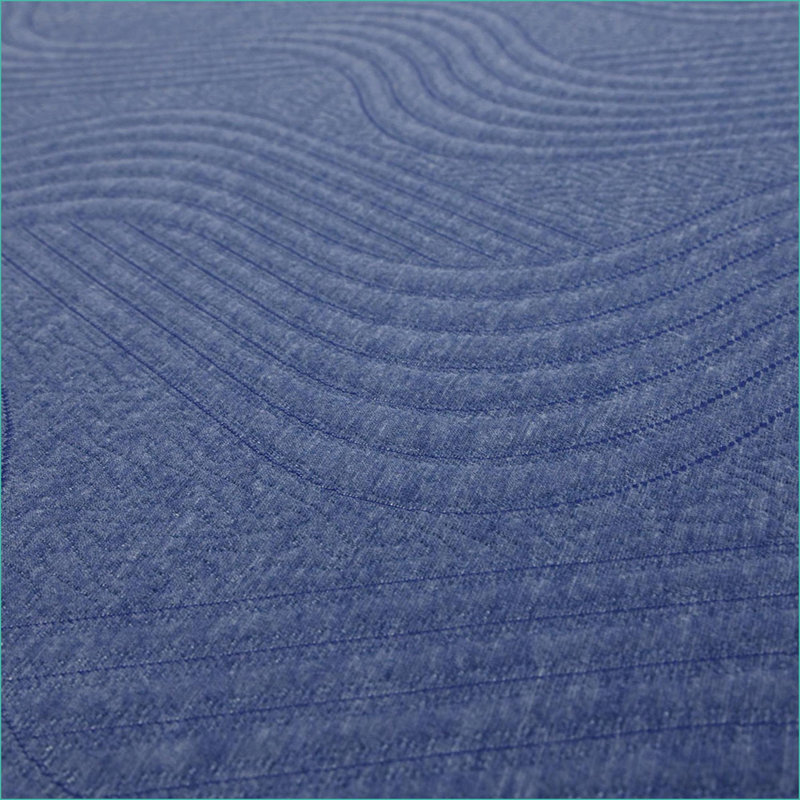 Mattresses | 10" Foam Core Memory Foam | Rolled &amp; Boxed Soft Cover | King | Blue-gray, King, 10"