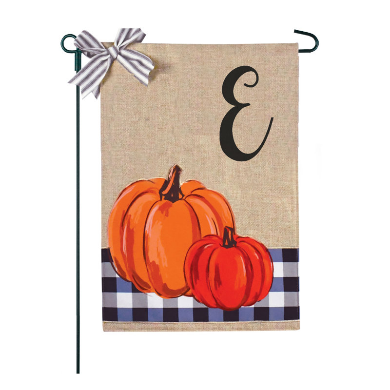 Monogramme Buffalo Check Pumpkins