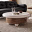 Table basse ronde moderne et minimaliste