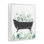 Baignoire à feuilles d'eucalyptus giclée, design par lettré et doublé