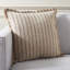 Housse et insert de coussin carré en lin Dinah