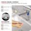 Robinet de salle de bain monocommande de 6 1/4 po en nickel brossé