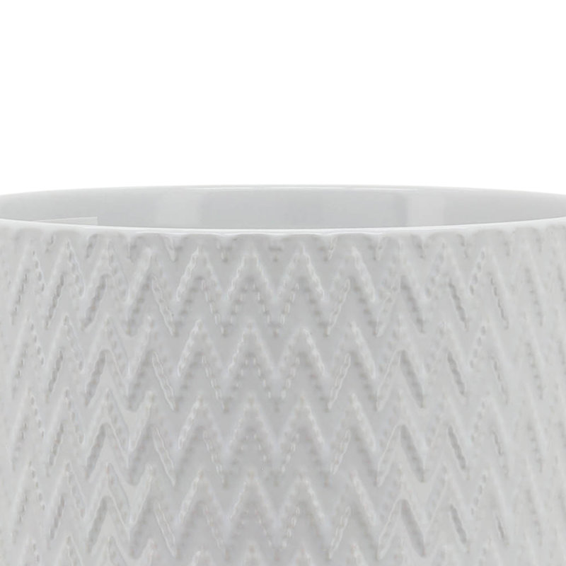 8" Chevron Planter W/ Stand, 10" H x 8" W x 8" D