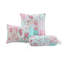Ensemble de courtepointe réversible en microfibre rose / bleu Tiffany-1746228618