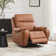 Caritina Genuine Leather Zero Gravity Dual Motor Power Recliner with Power Headrest