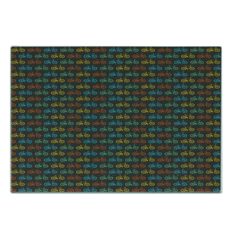 Planche à découper en verre trempé Ambesonne