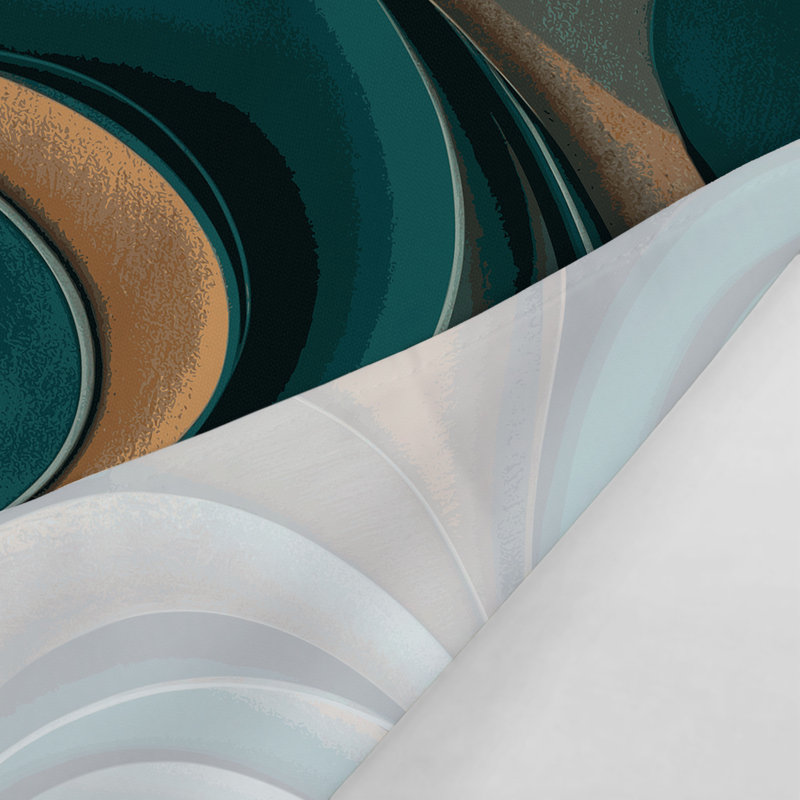 Tapisserie murale Biomorphic Abstraction 3, 68 po x 80 po