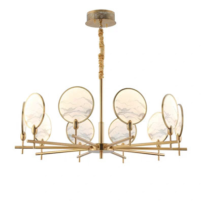 Lustre en fer clair Deyvon Caviar