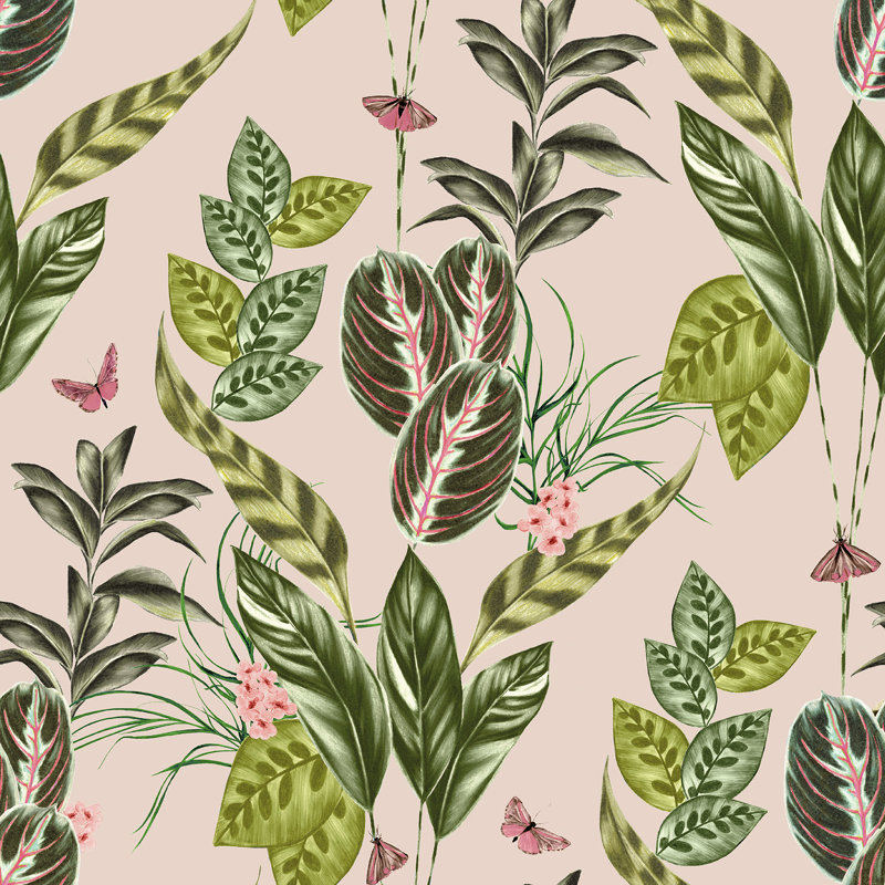 Honaker Wallpaper Roll, Pink