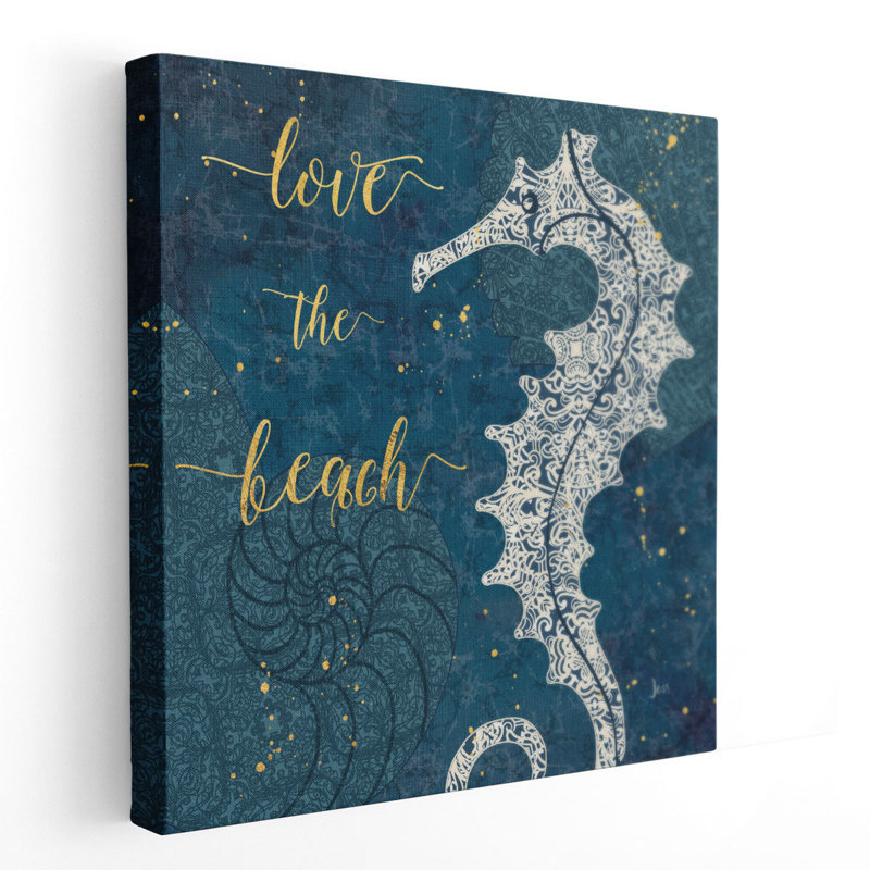 «Coastal Lace VII», reproduction d'art sur toile, H 20 po x l 20 po