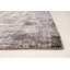 Tapis gris unique en viscose noué à la main style années 2010 de 4 pi 10 po x 7 pi 3 po Momsen