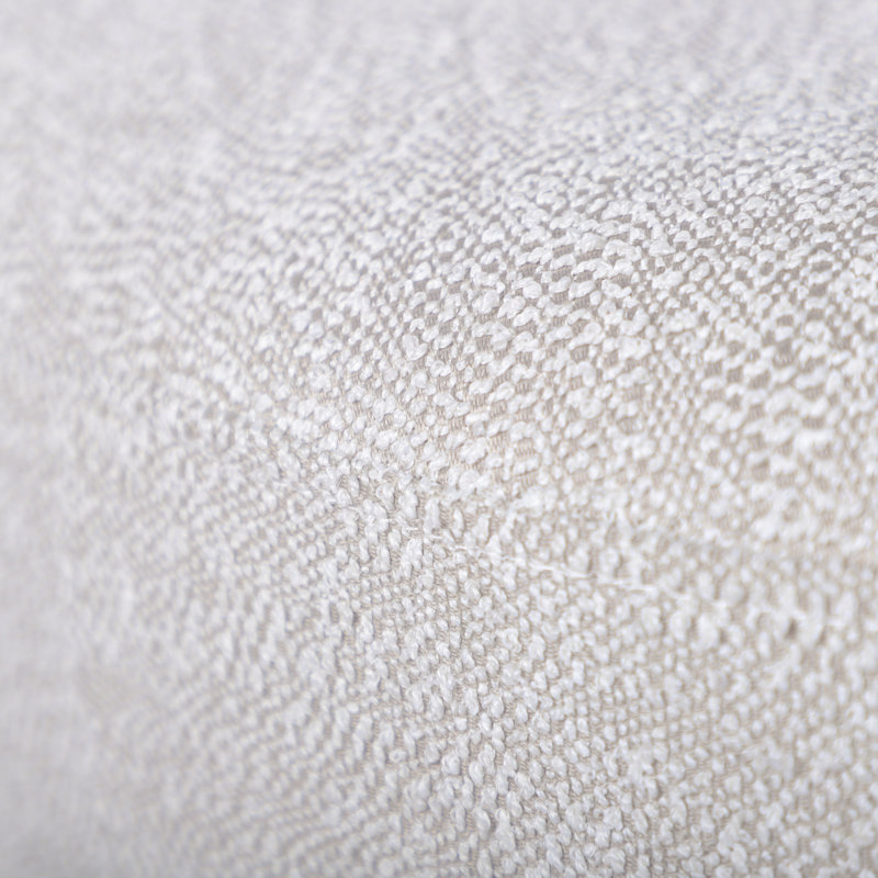 Rectangle Upholstered Fabric Ottoman, Beige