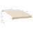 Patio Retractable Awning with Manual Crank, Exterior Sun Shade-112161281-112161299