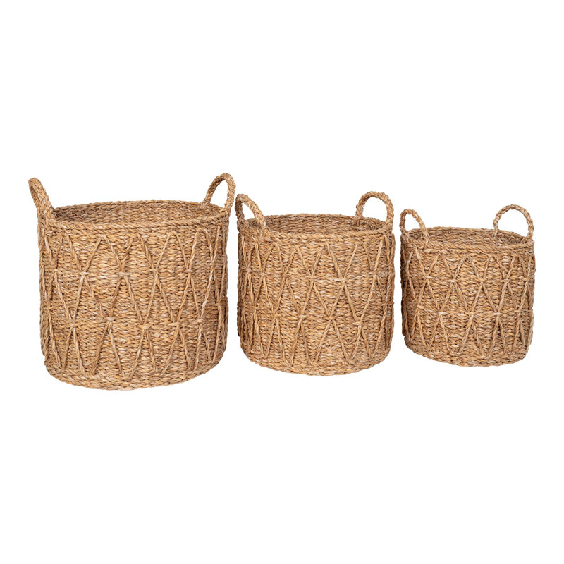 17 Stories Amiee Seagrass Decorative Basket
