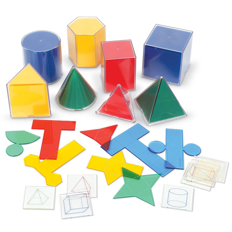 32 Piece Folding Geometric Shapes Set