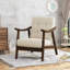 Chaise d'appoint Mid-Century moderne, fauteuil capitonné-1934179651