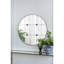 Miroir mural 36 po en verre antique