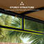 7 pi L 5 pi. D Pavillon de jardin en acier-97828832