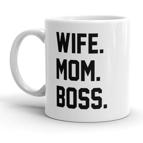 Bless international Wife Mom Boss Mug Funny Mothers Day Coffee Cup ...
