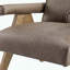 Fauteuil moderne en similicuir Nessi - espresso-417801350