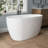 51'' Acrylic Freestanding Tub Freestanding Soaking Bathtub