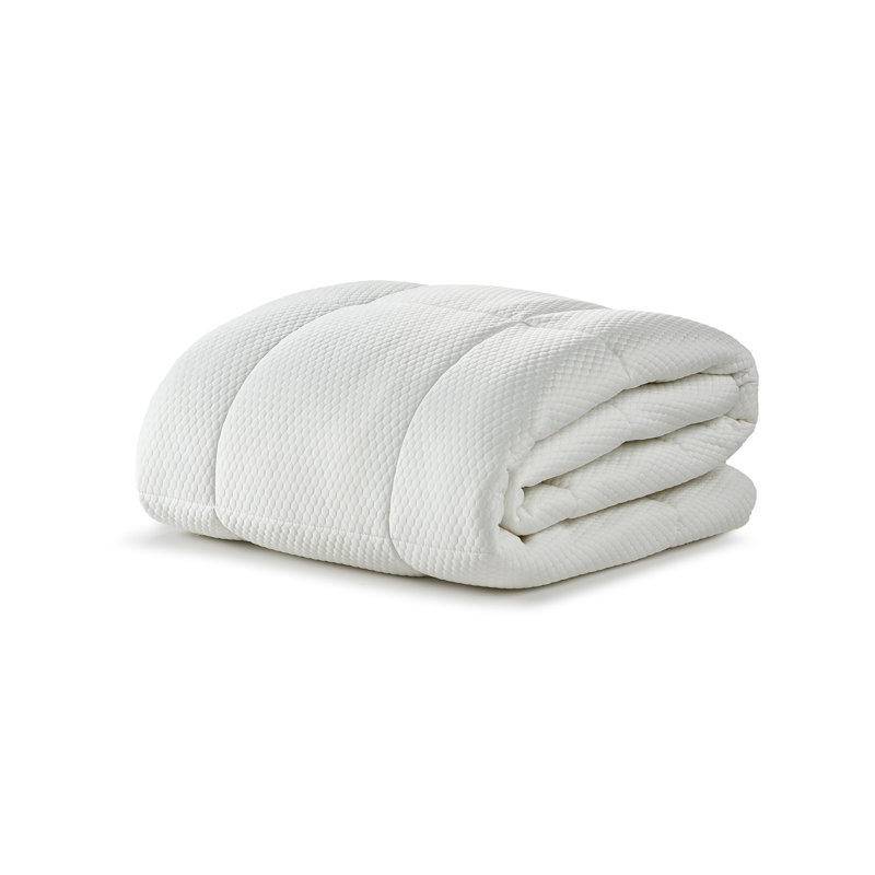 Queen White Gel Down Alternative Mattress Topper
