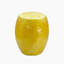 Tabouret de jardin 14,14 po H 14,17 po en résine et jaune citron-129883402