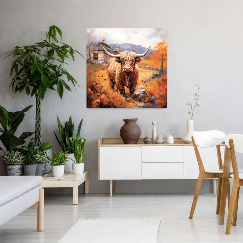 Art contemporain Highland Hues, H 36 po x l 36 po