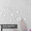 Rideau de douche imperméable imperméable à l'eau de mer avec 12 crochets-1756036302