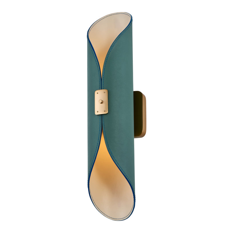 Cape 1 LT True Wall Sconce Kalco, Green