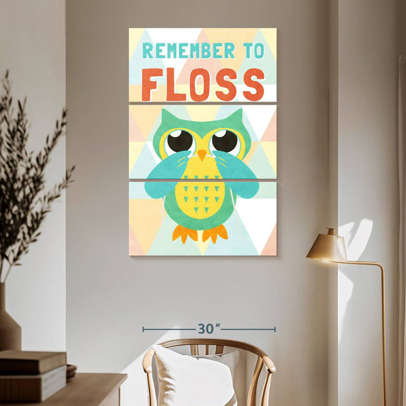 Brampt Remember To Floss, 65" H x 42" W