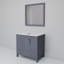 Meuble-lavabo décalé à droite l 36 po x P 22 po et miroir 34 po.-66637659-112956987