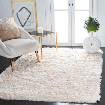 Chamira Shag Hand Tufted Performance Abstract Rug