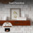 Kynsley 60" Distressed Wood Fireplace Mantel Shelf with Corbels - Cinnamon Rustic Distressed Finish-206510313-206510319