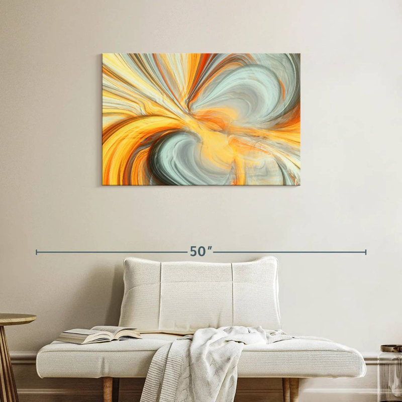 Avery Fluid Dynamic Abstract, 24" H x 36" W