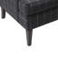 Fauteuil d'appoint à oreilles Decker de 74 cm de large, en tissu à carreaux traditionnel, couleur anthracite-135709691