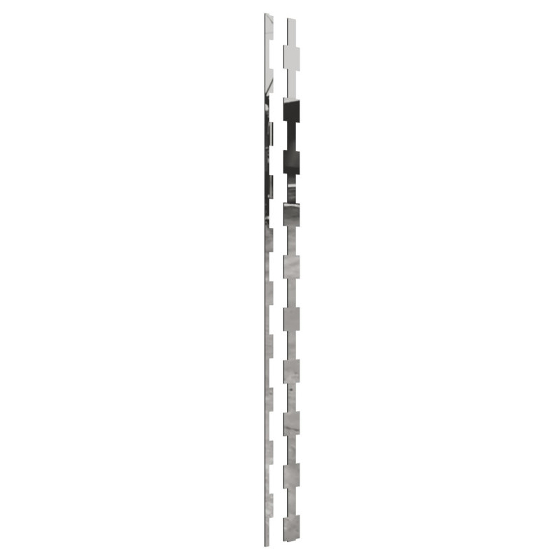 Ensemble de 30 panneaux muraux Midland, Argent, H 47 po x l 2 po