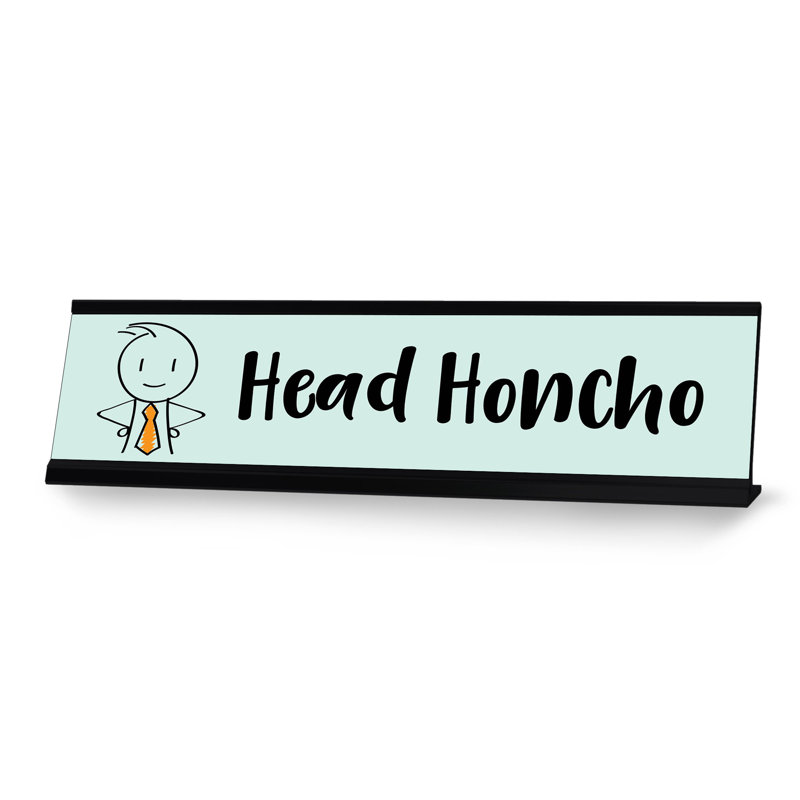 Enseigne de bureau Head Honcho