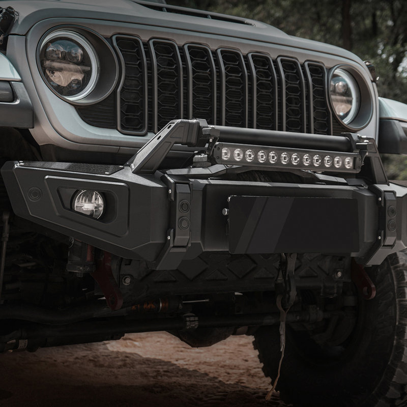 Pare-chocs avant en acier et aluminium pour Jeep Wrangler JL2018 + / Gladiator JT 2020+