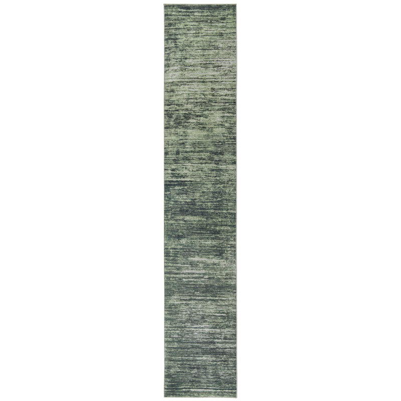 Ikhasa Chenille Abstract Indoor Rug, Runner 2'6" x 14'