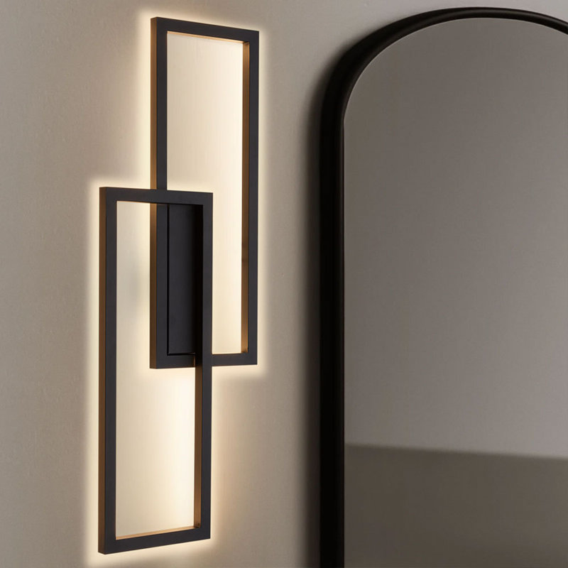 Cheyann Iron LED Recessed Wall Light