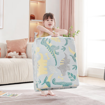 Kids Sleeper Chair,Kids Couch Sofa, Folding Toddler Couch by Indigo Safari