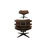 Demartini Upholstered Swivel Accent Chair with Ottoman-26862575