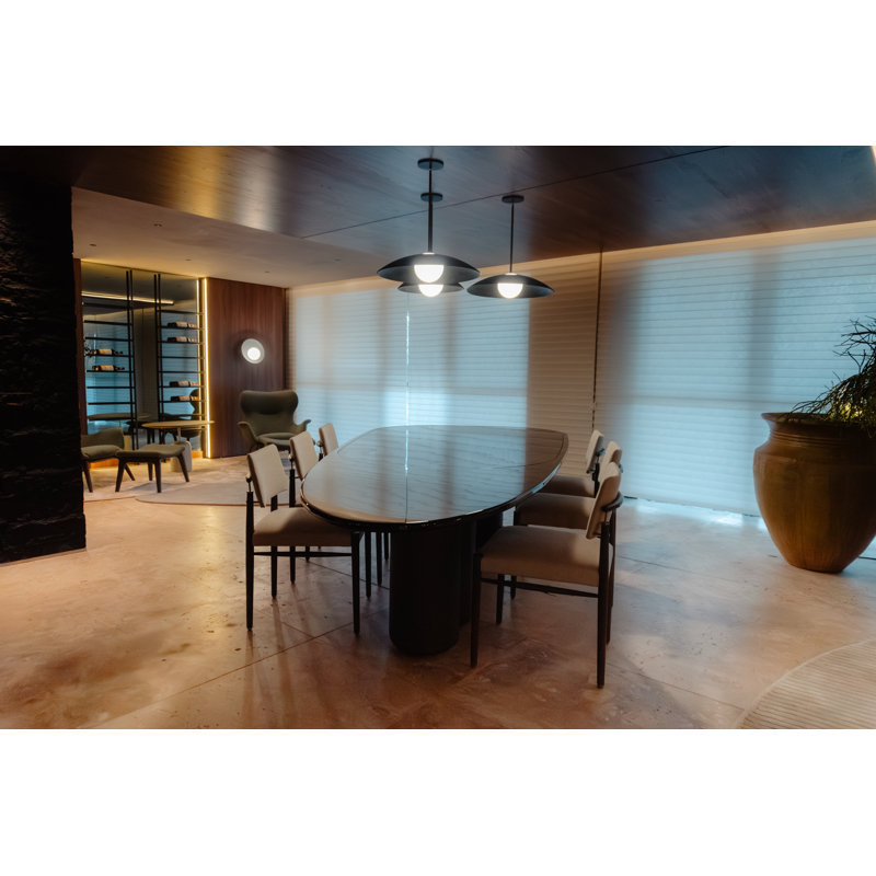 Oyster 1 - Light Pendant, Organic Gray, 10 W, 118" H x 21.26" W x 21.26" D
