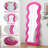 Flannel Full Length Wave Rose Floor Mirror  For Bedroom Living Room Hanging Or Against The Wall-1981208908