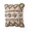 Housse de coussin en polyester à rayures géométriques-1161290744