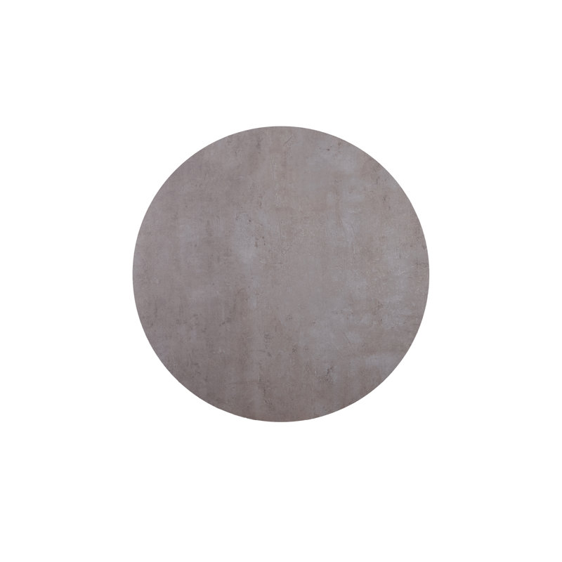 Midtown Round Indoor Table top 2" Thickness, Concrete, 1.88" H x 24" L x 24" W