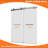 66-72 in. W x 76 in. H Double Sliding Frameless Shower Door in Chrome with 5/16 in.（8mm）Clear Tempered Glass-124901524