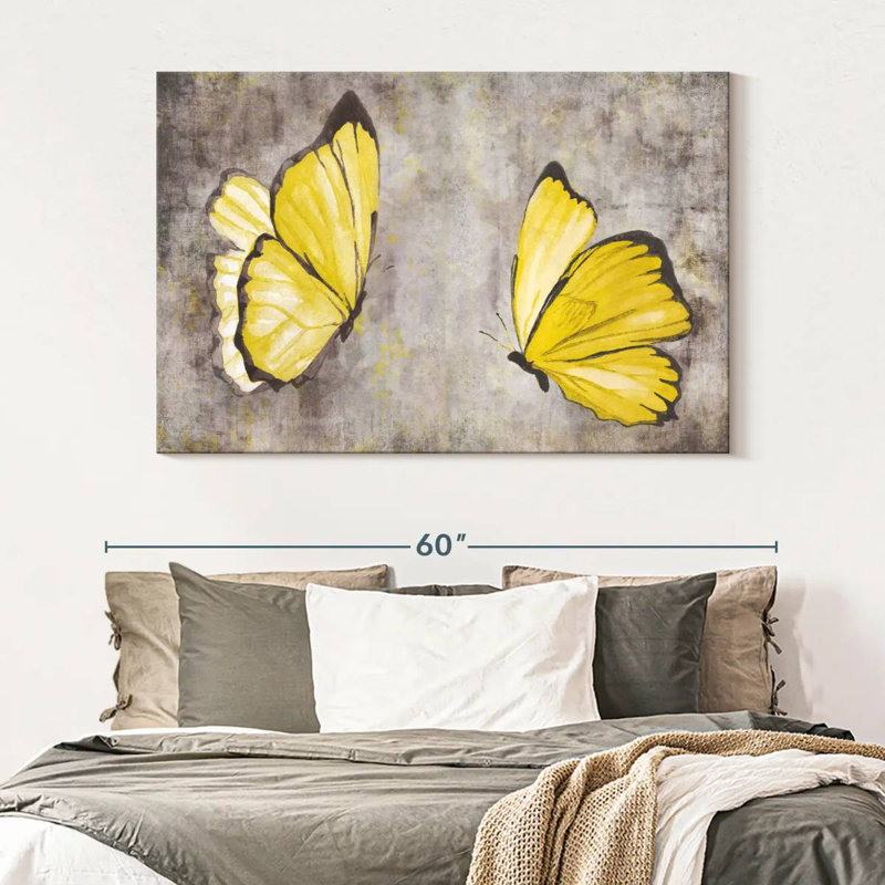 Treillis feuilles d'or sur toile, H 34 po x l 51 po x P 1,25 po