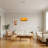 Orange Single-Head Glass Pendant (Included Bulb)